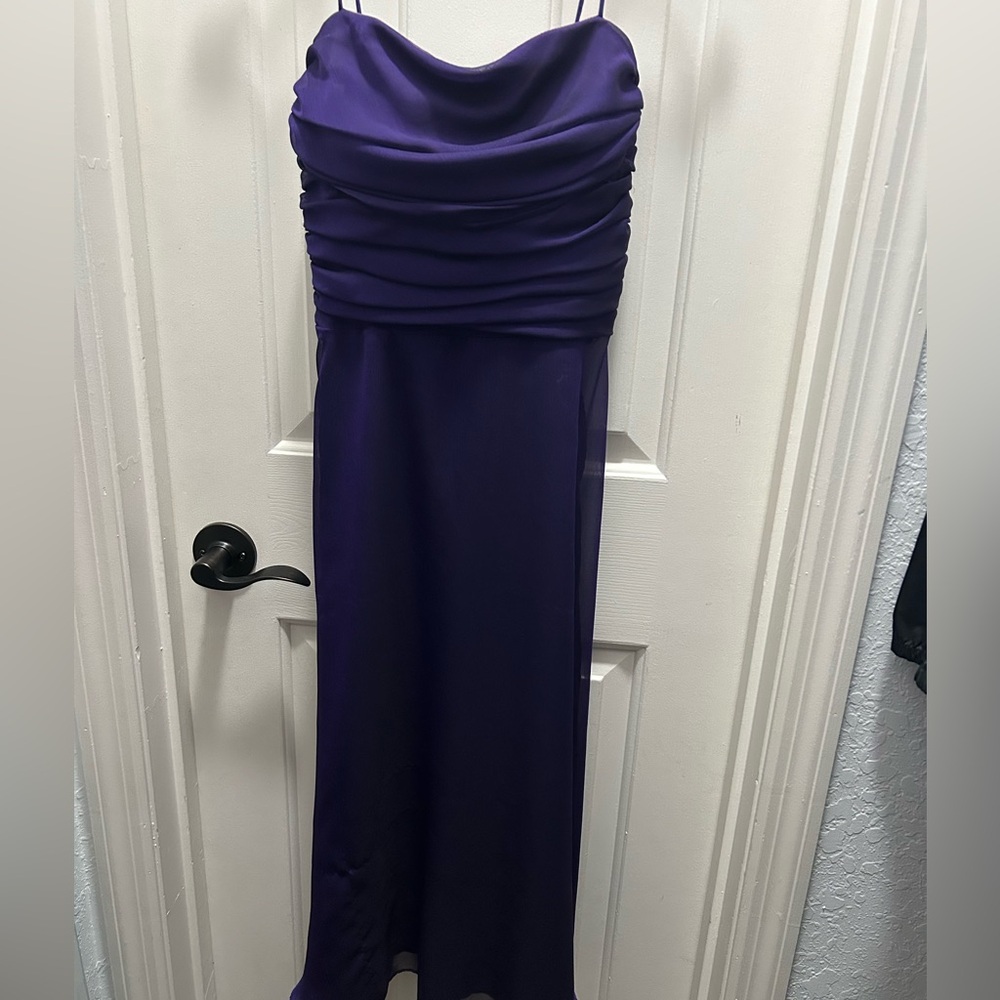 Eliza J purple midi dress size 4– like new